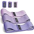 Resistance Bands Sets Portable Exercise Loops for Legs and Hip 3 Resistance Level Workout Weight Bands with Non-Slip Design Workout Flexbands for Home Gym Office Yoga Pilates