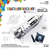 CreateOn Galaxy Rocket Magna-Tile Structure Set, Award Winning Educational Magnetic Tile Set. Makes Learning About Our Planet