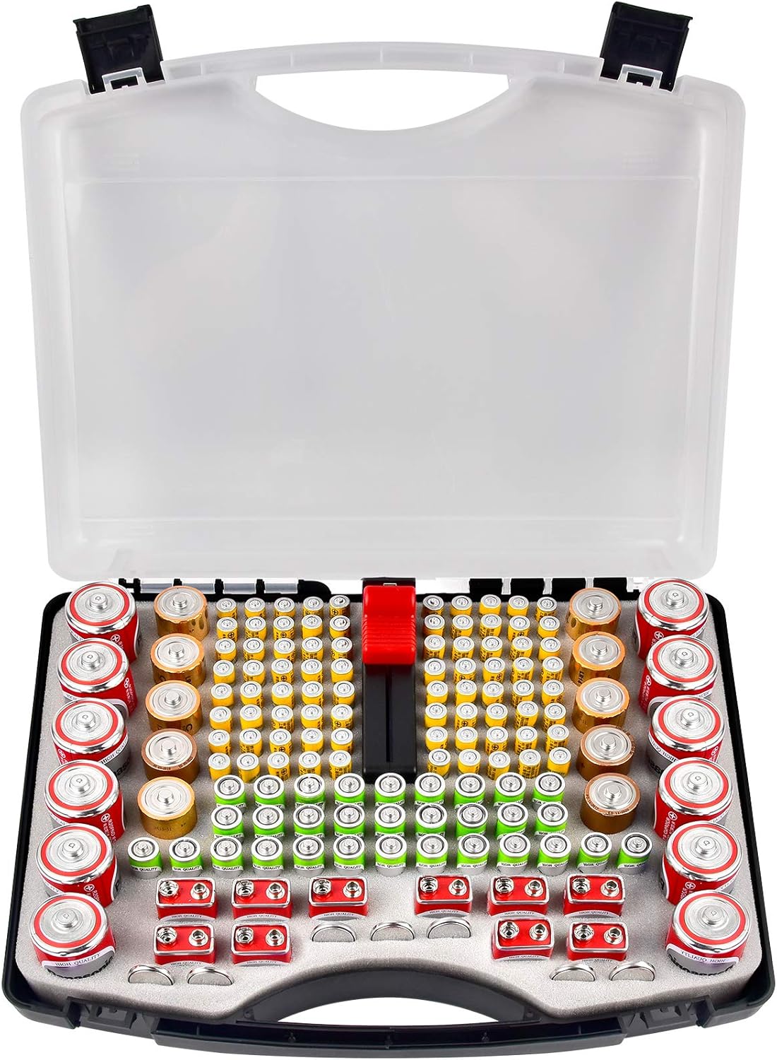 Battery Storage Organizer Case Holder with Battery Amazon.co.uk
