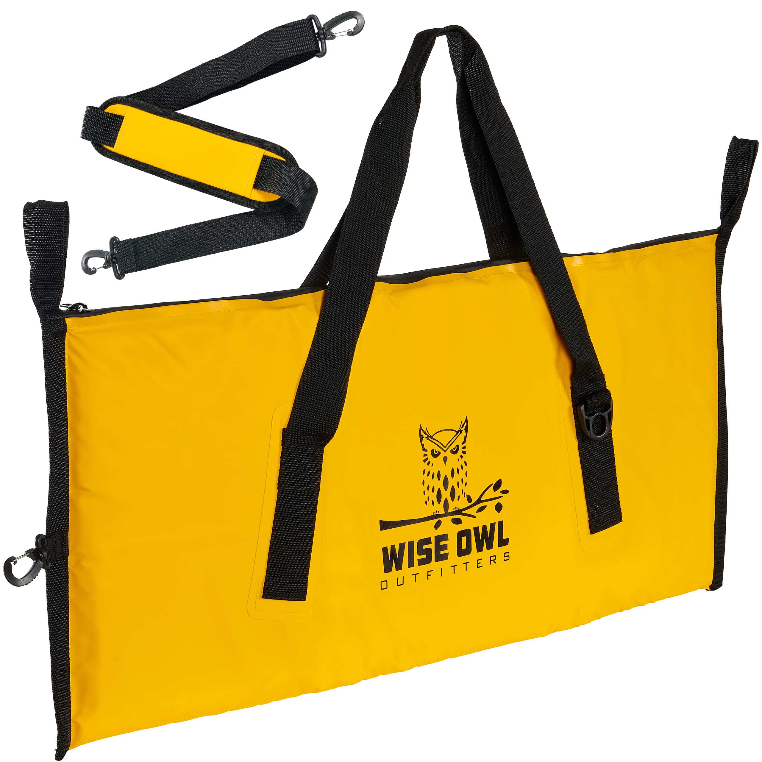 Photo 1 of Wise Owl Outfitters Insulated Fish Bag - 40x16 or 68x24 Inch Leakproof Fish Cooler Bag w/Carry Handle - Portable Ice Chest Stores Fish, Food, Beverages for Fishing, Camping, Kayak