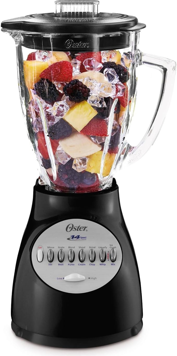 Oster Blender 14 Speed with Glass Jar 6694B Black Amazon.ca Home