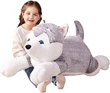 IKASA Large Husky Stuffed Animal Plush 78cm Giant Fluffy Toy Gift