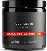 Toniiq Quercetin Capsules 1000mg 95%+ Purity 120 ct USA GMP view 1