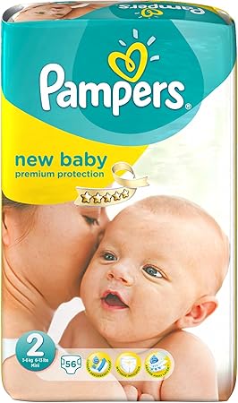 pampers premium protection new baby size 2 mini