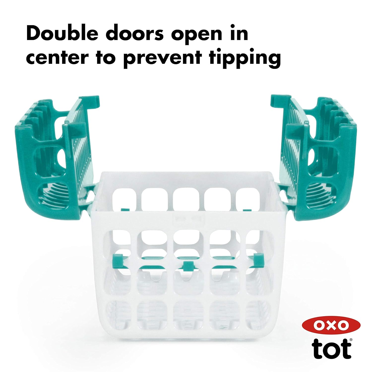 OXO Tot Dishwasher Basket for Bottle Parts & Accessories, Teal : Baby