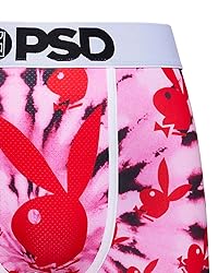 PSD Men's Pb Spiral Bunny Boxer Briefs, Pink, M