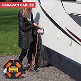 GADLANE Heavy Duty Cable Tidy Reel 25m Black Cable Winder Empty view 2