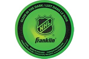 Franklin Sports NHL Street Hockey Puck - No Bounce Outdoor Street + Roller Hockey Puck - Official Size for Kids + Adult Games - 1 & 3 Packs