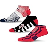 For Bare Feet NHL Unisex Stripe Stack 3 Pack