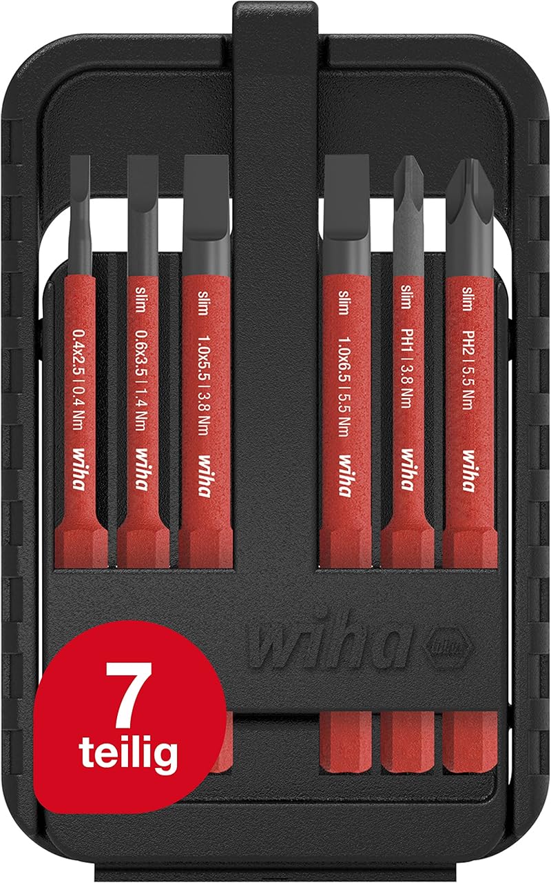 Wiha slimBit Box SB 2831B902 VDE Screwdriving Tool Set for 1000V AC