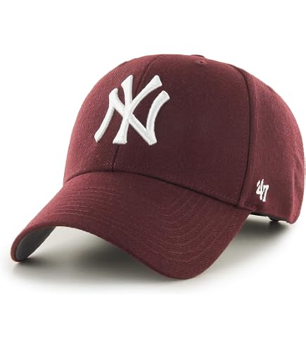 Amazon.com : NEW YORK YANKEES '47 CLEAN UP OSF / MAROON : Sports