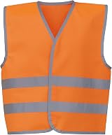 Yoko Hi-Vis Childrens Kids Reflective Waistcoat Fluorescent Pink Size S view 9