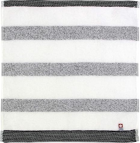 Amazon Co Jp 林 Hayashi ハンドタオル ブラック 約34 35cm 今治タオル ファミーユボーダー Wi7030 日本製 ホーム キッチン