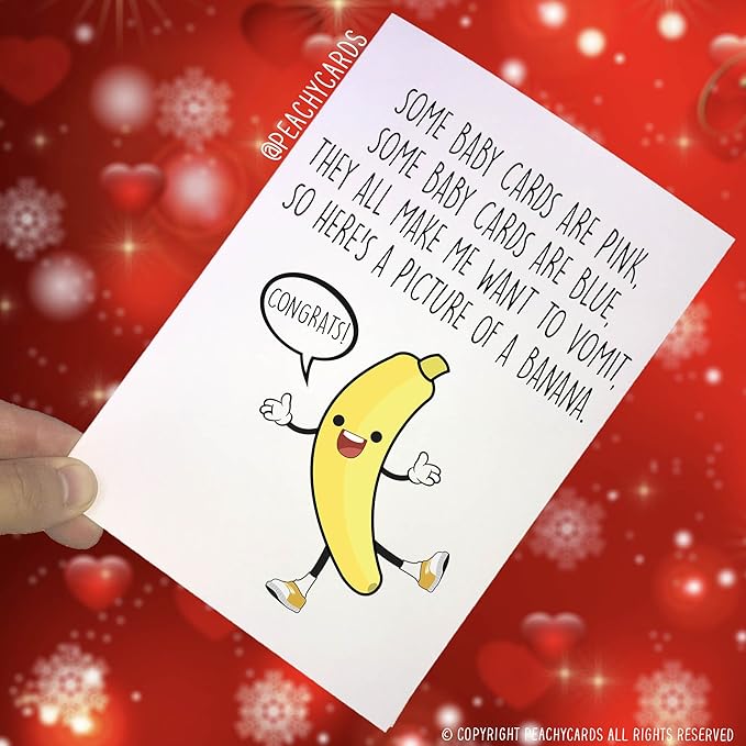 New Baby Card Divertente Di Scherzo Di Baby Shower Novita Biglietti Di Congratulazioni Gravidanza Gravidanza Friend Co Worker Pc165 Amazon It Cancelleria E Prodotti Per Ufficio