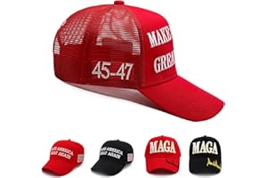 HOMESLIK Trump 2024 MAGA Hat Make America Great Again Donald Trump Slogan with USA Flag Cap Trump Merchandise Gift for Women Men