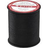 Singer 60110All Purpose Polyester Thread, 150 Yards, Black