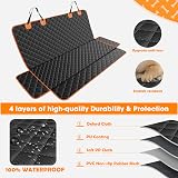 JOEJOY Dog Car Seat Cover Waterproof Back Seat Protector 119x137 cm view 2