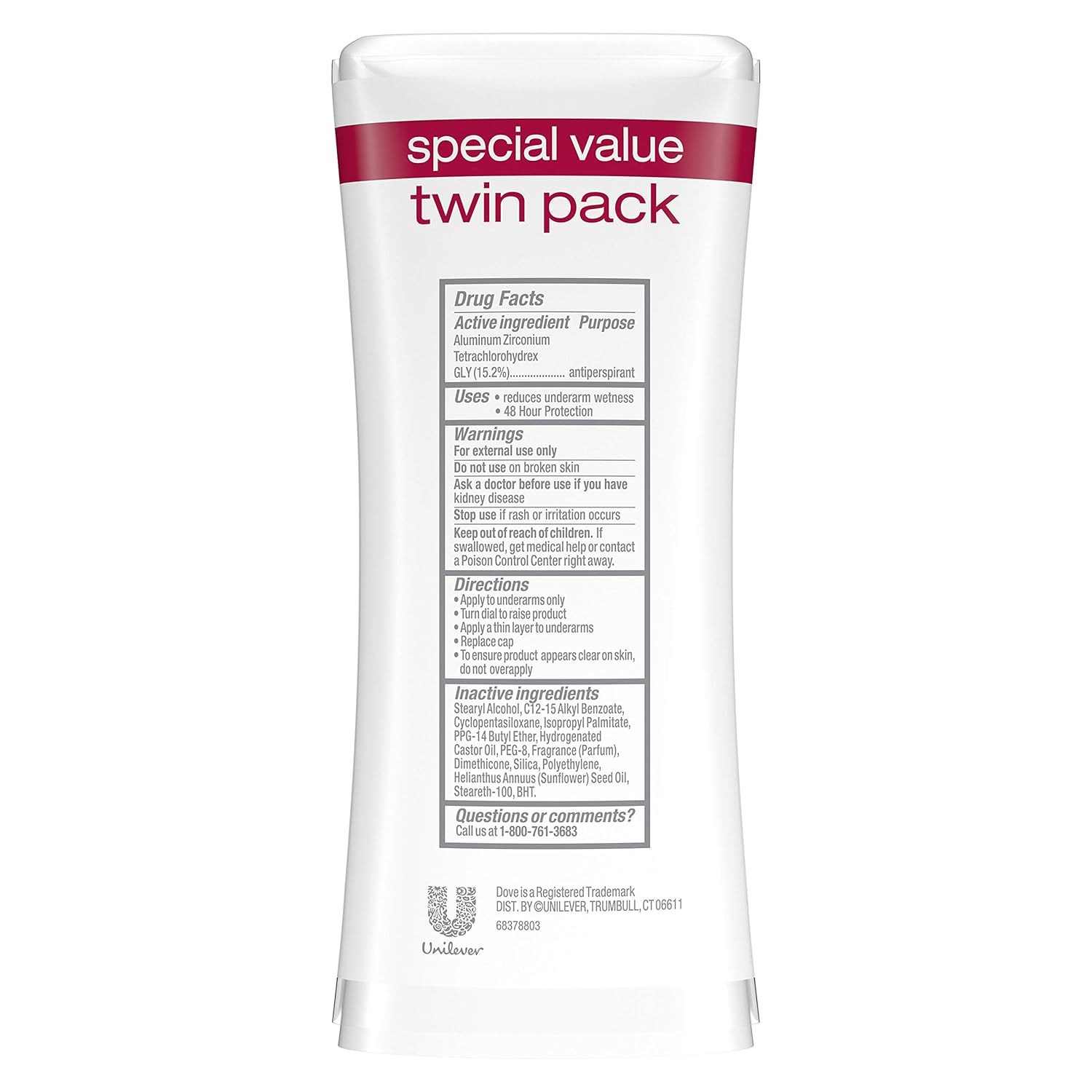 Dove Antiperspirant Deodorant Revive 2.6 oz (Twin Pack) : Beauty