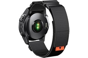 EKINGEEK For Fenix 7X/6X/5X Plus Band Replacement, 26mm QuickFit Nylon Watch Strap for Garmin Fenix 7X/6X Pro/5X Plus/Tactix 7 Delta/Enduro 2 Bands