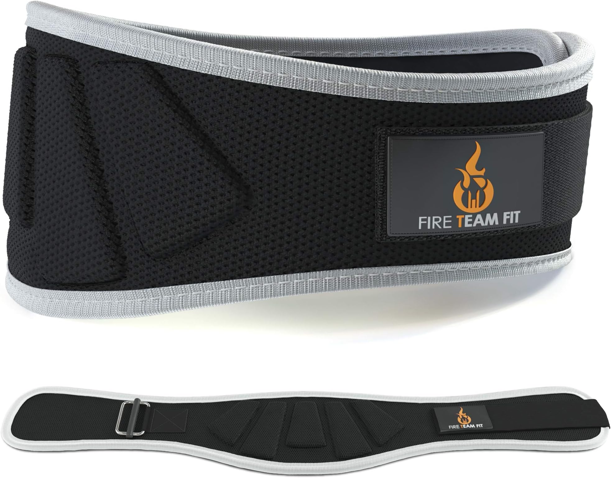 Weight Lifting Belt for Men and Women, 6 Inch, Bodybuilding & Fitness Back Support for Cross Training Workout, Squats, Lunges