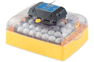 Brinsea Ovation 28 Eco Egg Incubator with Automatic Egg Turning Control, Digital Display, and Internal/External Temperature Alarms for Hatching 28 Chicken, Duck, Other Bird Eggs