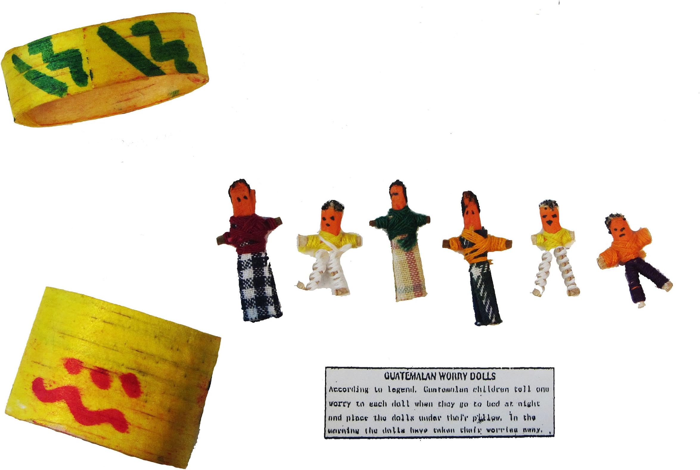 Guatemalan Worry Dolls in a Box