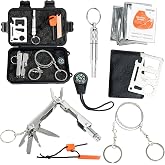 Amarine Made Survival Kit, Outdoor Emergency Gear Survival Kit for Camping Hiking Travelling Hunting or Adventures