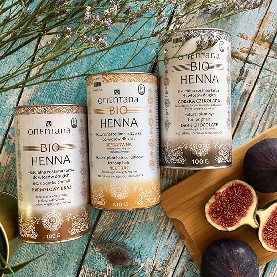 Bio Henna Dark Pelo Corto Y Largo Para Cabello Mediano Color