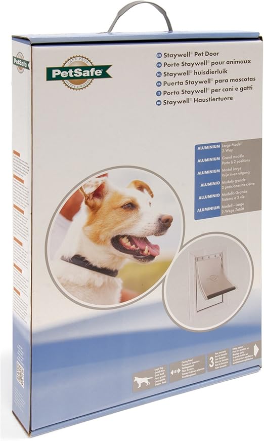petsafe staywell aluminium pet door large