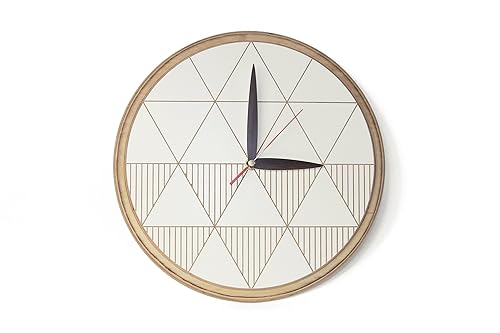 Moderne Holz Uhr Einzigartige Wanduhr Moderne Uhr Aus Holz Moderne Holzerne Uhr Wanduhren Weiss Wanduhren Aus Holz Grosseltern Geschenk Amazon De Handmade