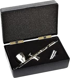 Badger Air-Brush Co. Model 105 Patriot Fine Gravity Airbrush, Stainless Steel