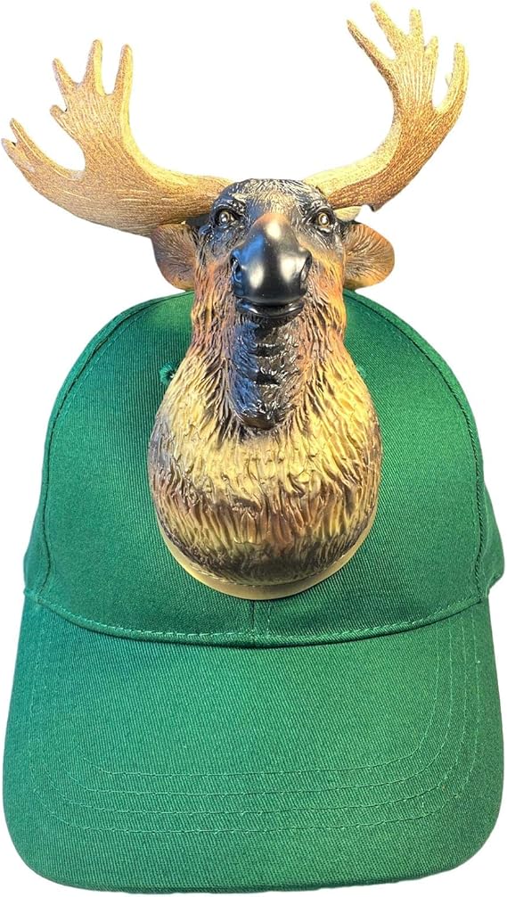 Animal Cap Moose Elk Edition Unique Adult Baseball Party Hat with