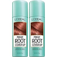 L'Oreal Paris Hair Color Root Cover Up Hair Dye Red 2 Ounce (Pack of 2) (Packaging May Vary)