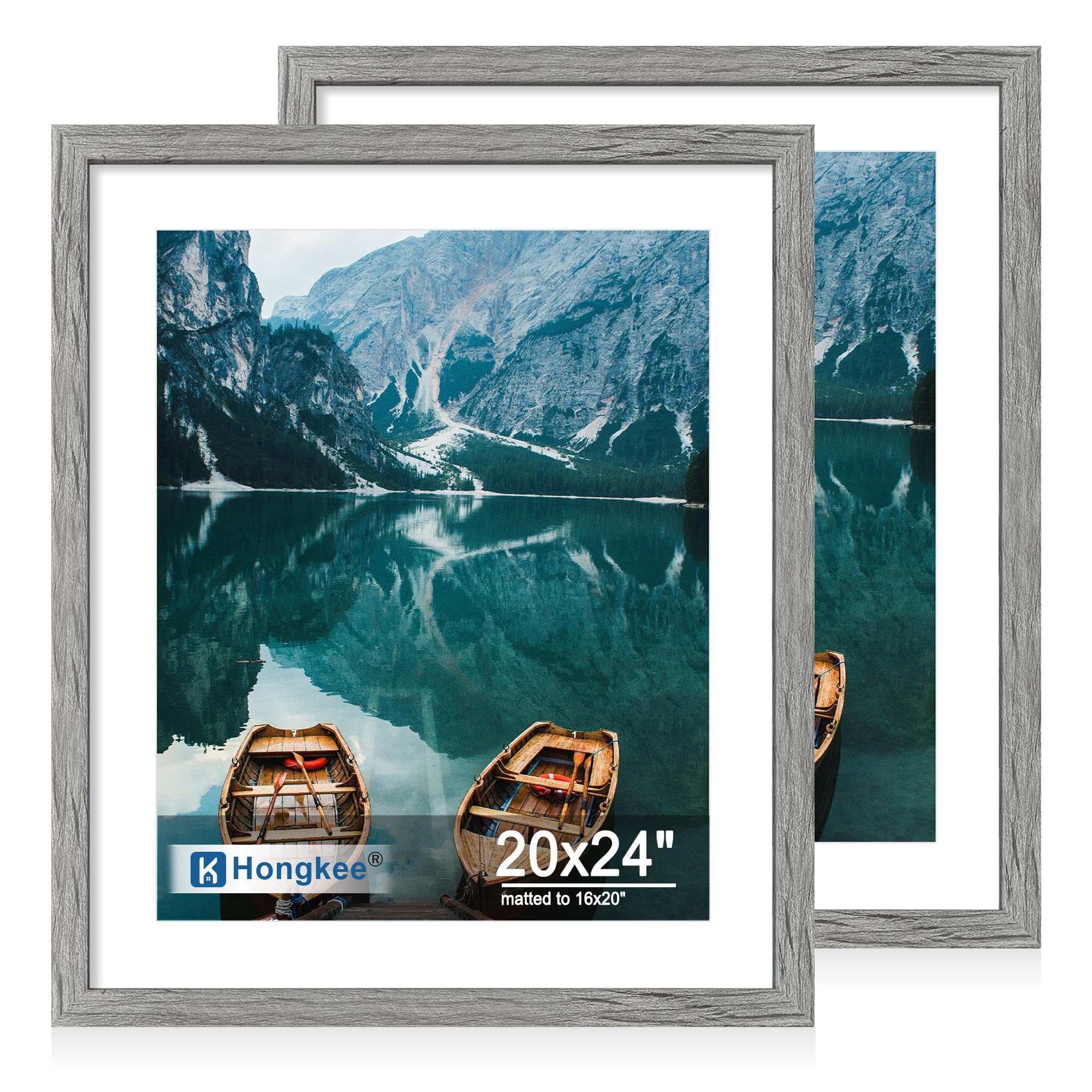 Hongkee Picture Frame Set of 2, HK042518-MD20X24-LW(2PK) Image
