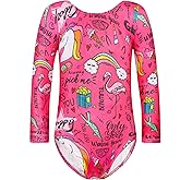Snowheart Girls Gymnastics Leotards -Long Sleeve Leotards For Girls Toddler Gymnastics Leotard