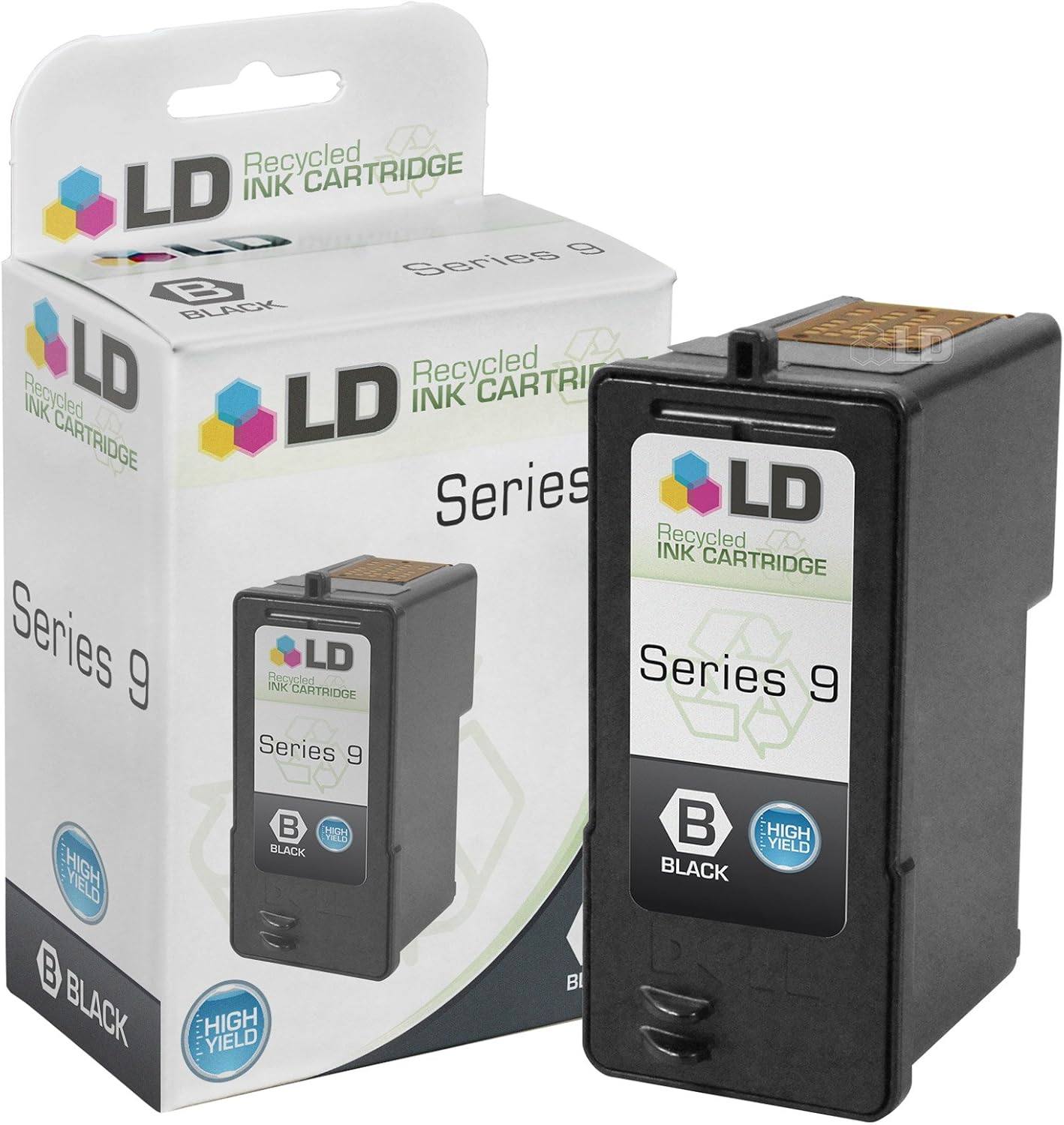 LD Remanufactured Ink Cartridge Replacement for Dell MW175 310-8386 Series 9 High Yield (Black)