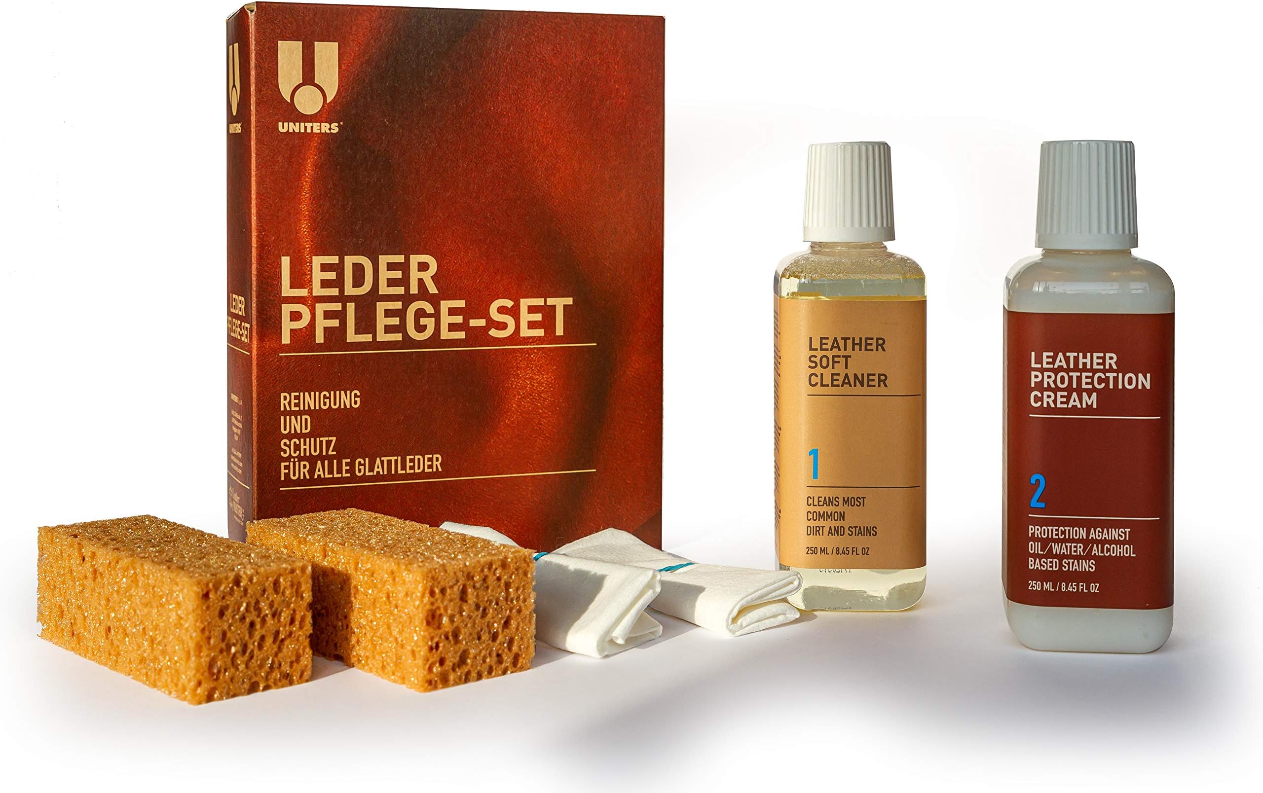 Leather Master Maxi Kit Leather Care System 250 ml Suitable for All Smooth Leather
