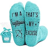 HAPPYPOP Zodiac Astrology Constellation Gifts - Fuzzy Space Galaxy Socks Birthday Horoscope Gifts