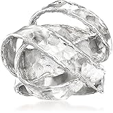 Ross-Simons Sterling Silver Hammered Knot Ring