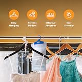 STERUN 12 Wardrobe Dehumidifier Bags Hanging with Leak Proof Storage Bag view 3