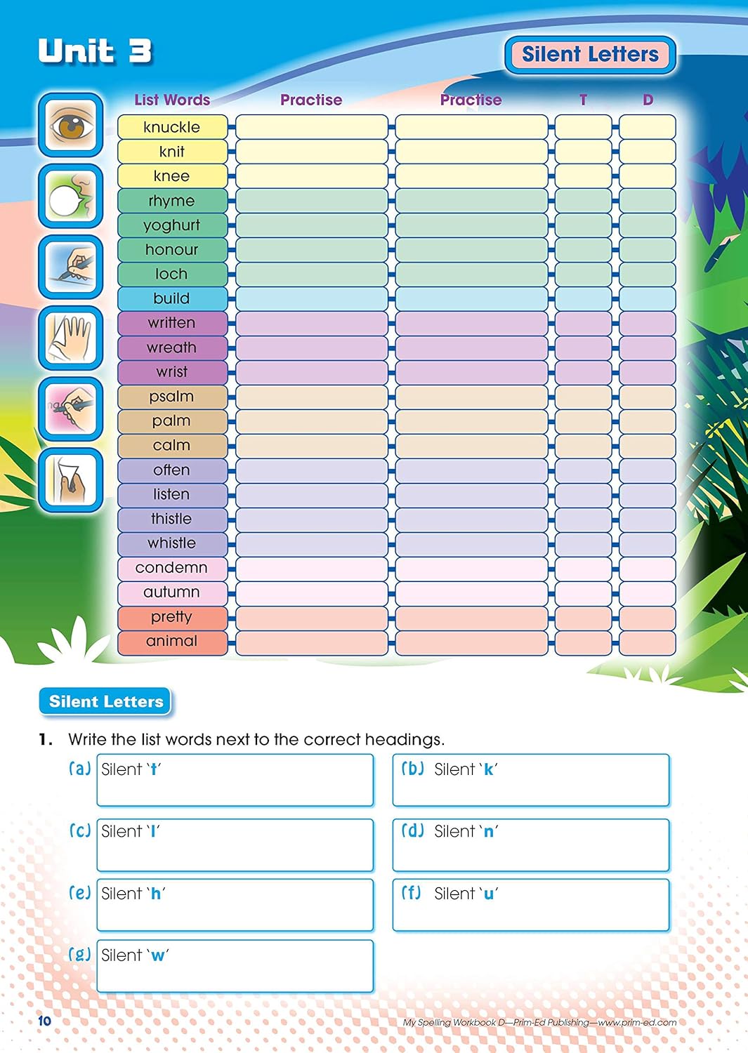 My Spelling Workbook Book D BigaMart
