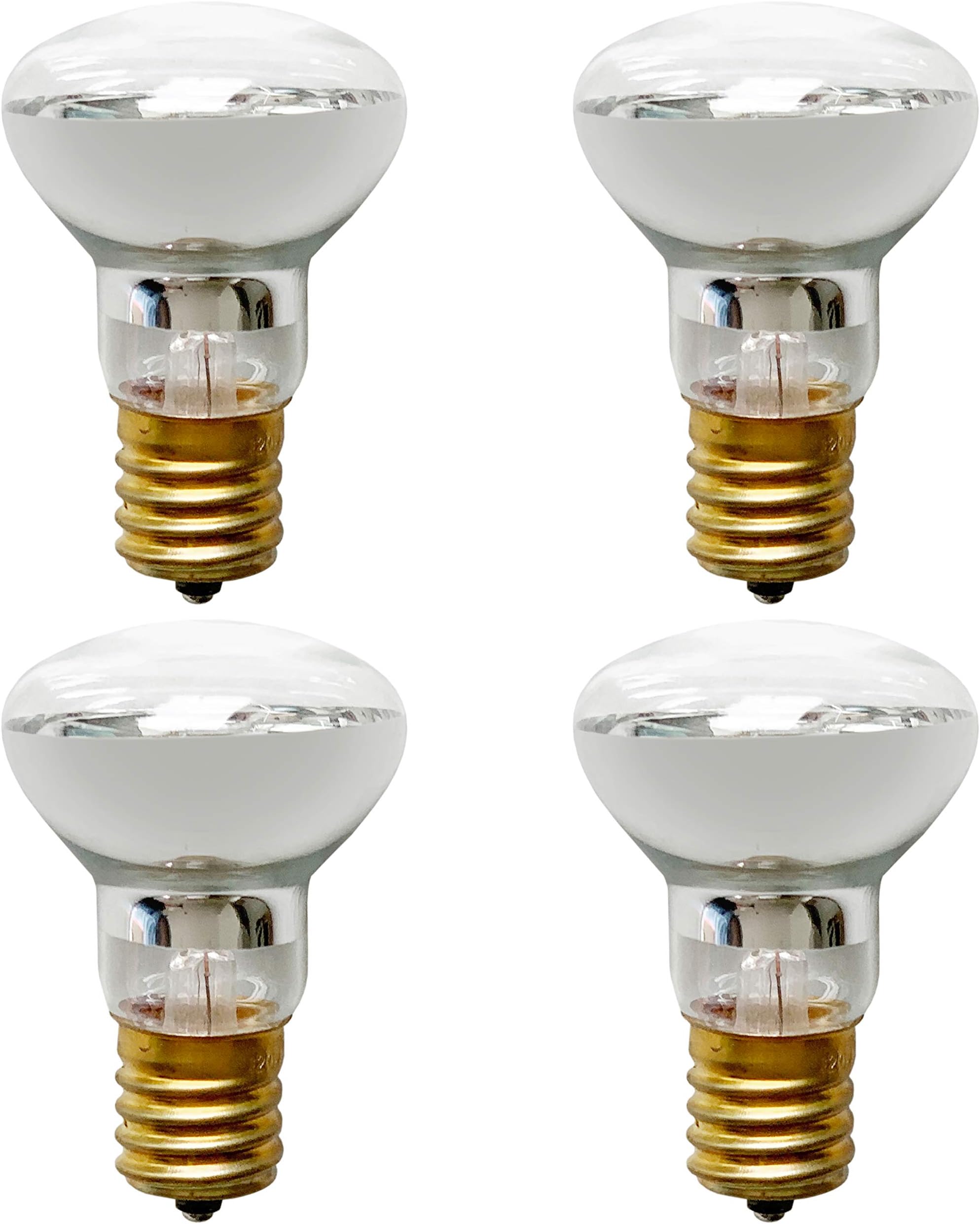 R39 E17 Replacement Light Bulb Motion Lamp 30 Watt Reflector Type (4 Pack)