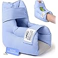 DRKLC Heel Protector Cushion Pillow to Relieve Pressure from Sores and Ulcers, Adjustable Foot Pillow for Bedridden Patients Supplies, Ankle Pillow for Heel Pain(1 PC)