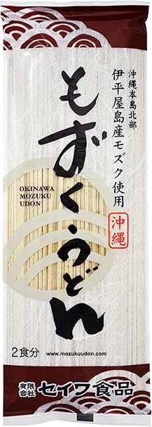 Amazon 沖縄磯割り もずくうどん 160g 2食分 束セット 有 セイワ食品 うどん 通販