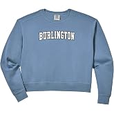 Womens Burlington Comfort Colors Crop Sweatshirt