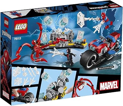 lego spider man bike rescue
