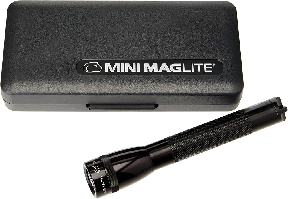 Maglite M2A01L Boxed Mini Mag AA Torch - Black Pocket LED Flashlight