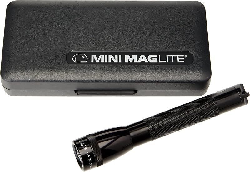 Maglite M2A01L Boxed Mini Mag AA Torch - Black Pocket LED Flashlight