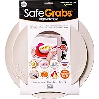 Safe Grabs: Multi-Purpose Silicone Original Microwave Mat as Seen on Shark Tank | Splatter Guard, Trivet, Hot Pad, Pot…