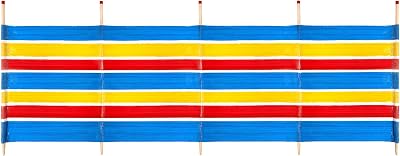 Yello Beach & Camping Windbreak 5 Pole Sun Shield 120 x 287 cm